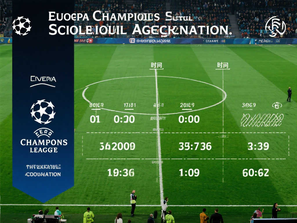欧冠赛事时间表：欧洲冠军联赛比赛日程一览