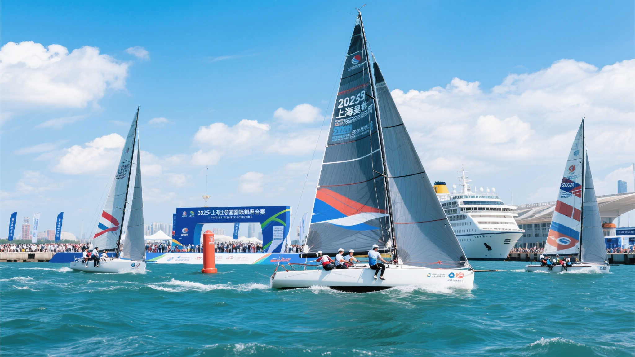 2025 上海吴淞口国际邮轮港帆船赛盛大落幕